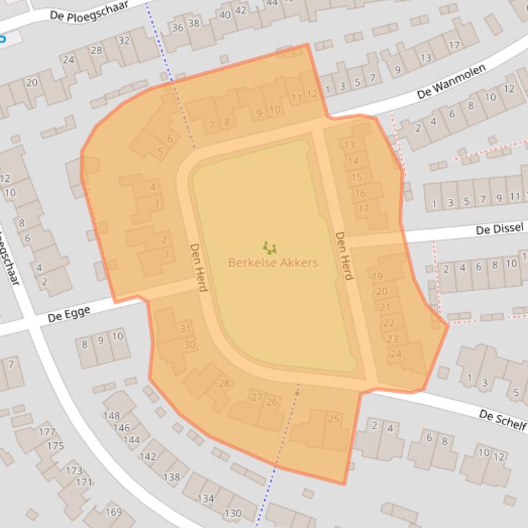 Kaart van postcodegebied 5056MJ.