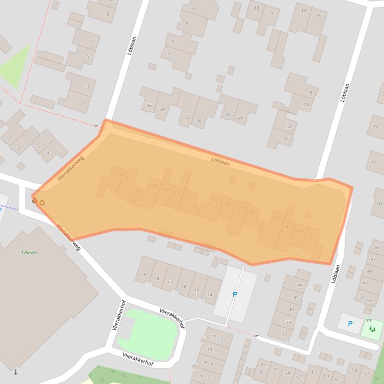 Kaart van postcodegebied 5056NR.