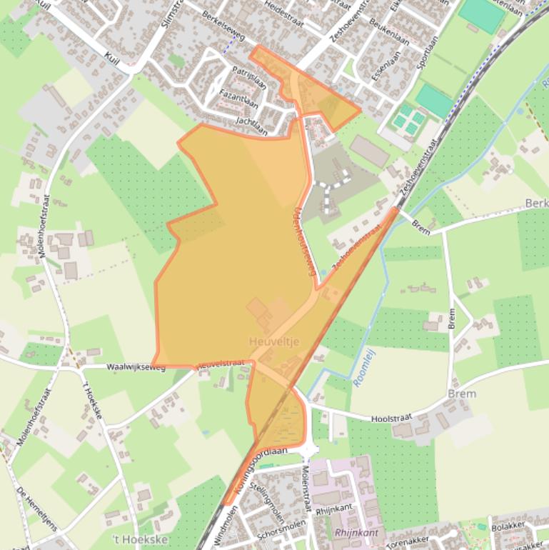 Kaart van postcodegebied 5056PE.
