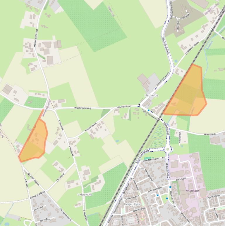 Kaart van postcodegebied 5056PJ.