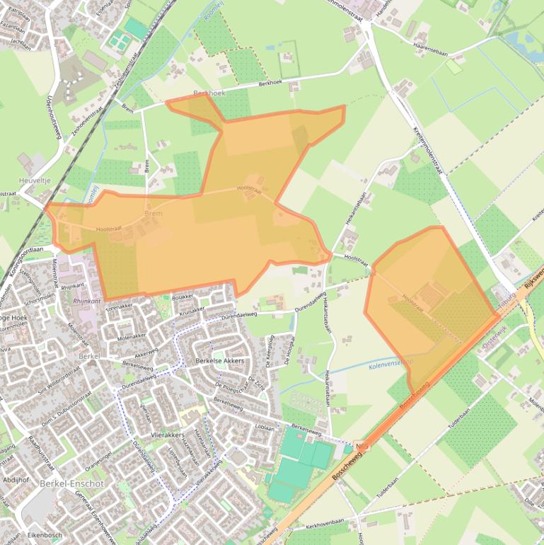 Kaart van postcodegebied 5056PK.