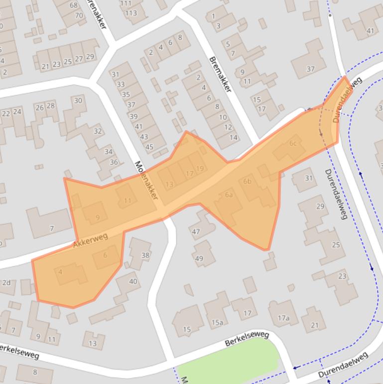 Kaart van postcodegebied 5056PM.