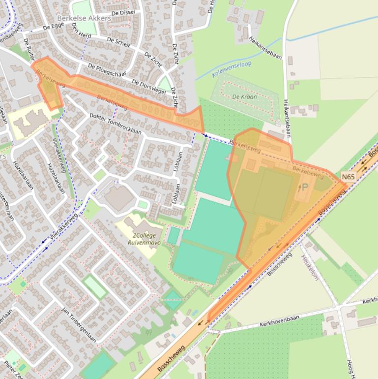Kaart van postcodegebied 5056PN.