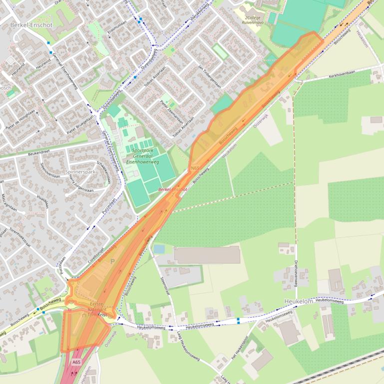 Kaart van postcodegebied 5056PP.