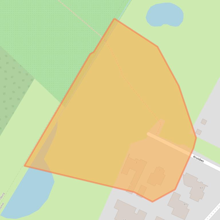 Kaart van postcodegebied 5056RE.