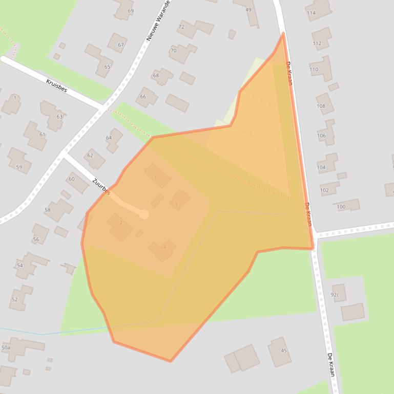 Kaart van postcodegebied 5056RG.