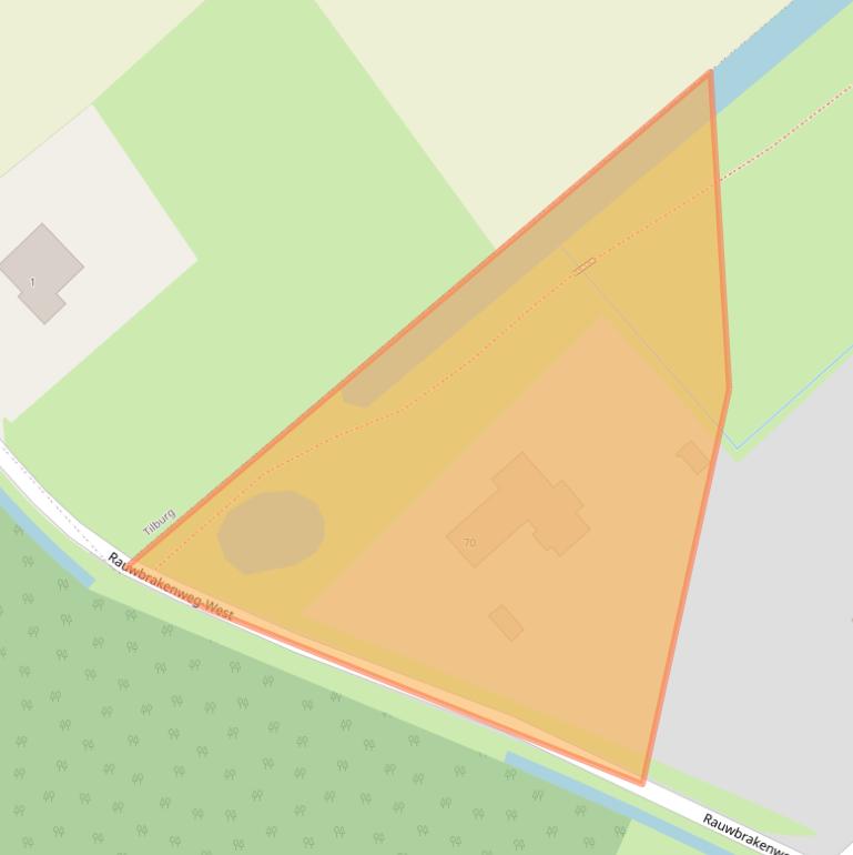 Kaart van postcodegebied 5056RR.