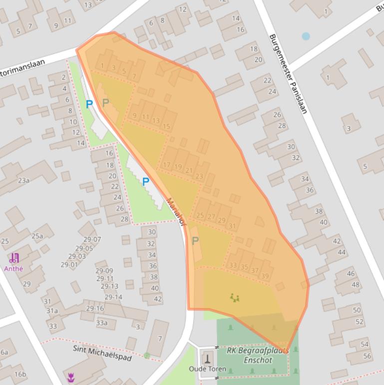 Kaart van postcodegebied 5056SG.