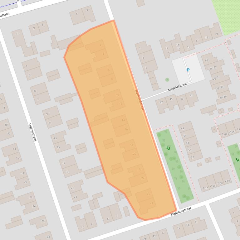 Kaart van postcodegebied 5056SN.