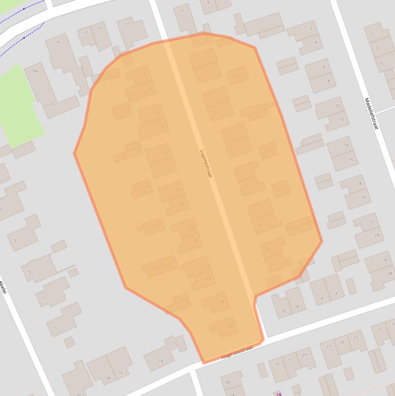 Kaart van postcodegebied 5056SP.