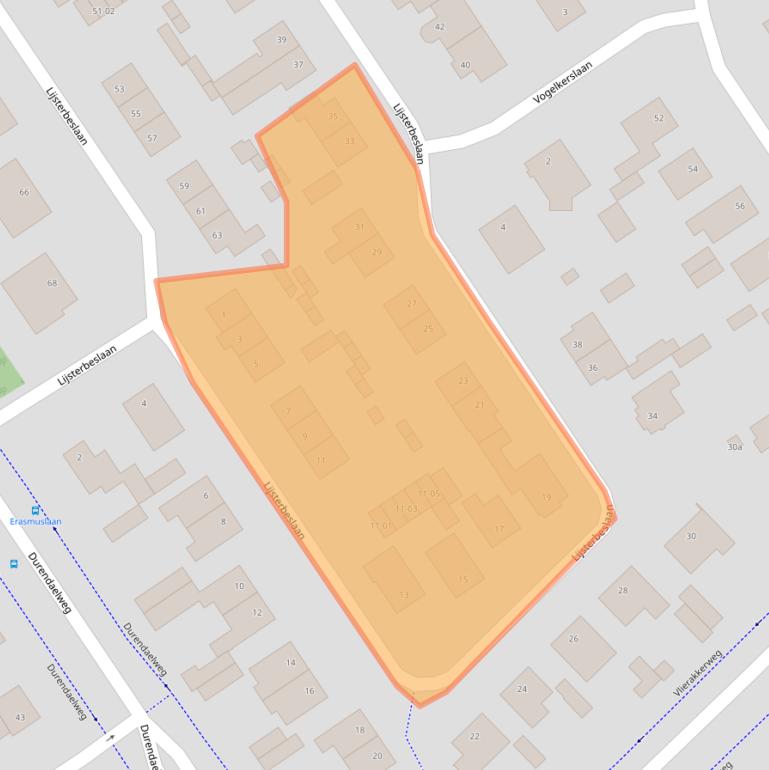 Kaart van postcodegebied 5056XH.