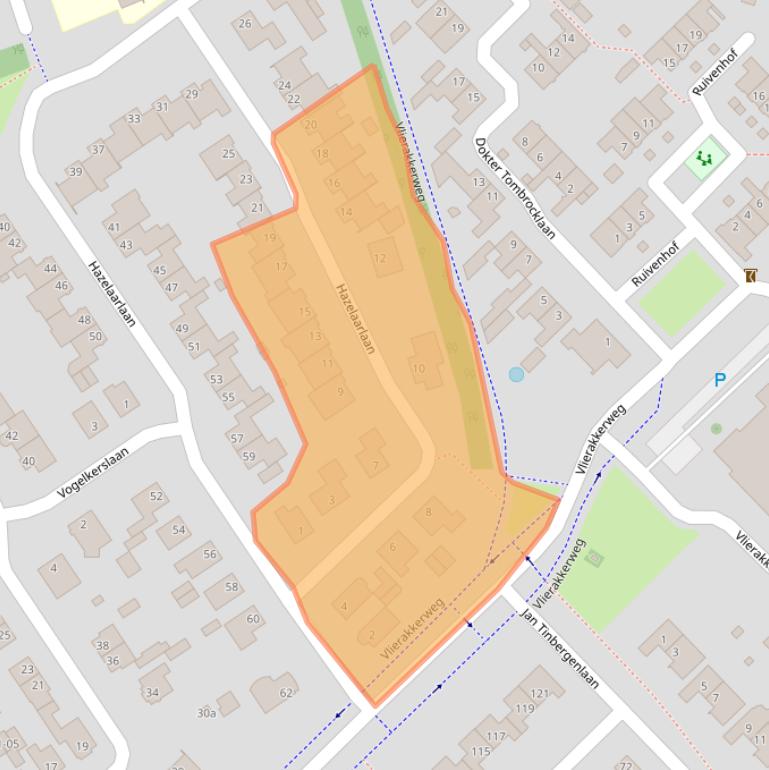 Kaart van postcodegebied 5056XM.