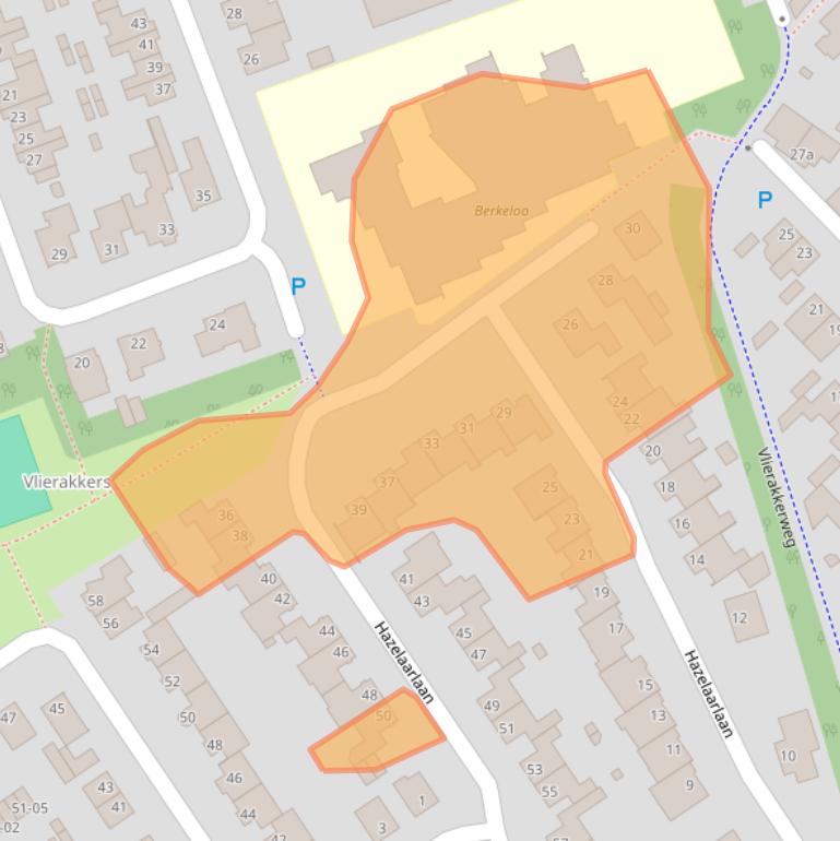 Kaart van postcodegebied 5056XN.