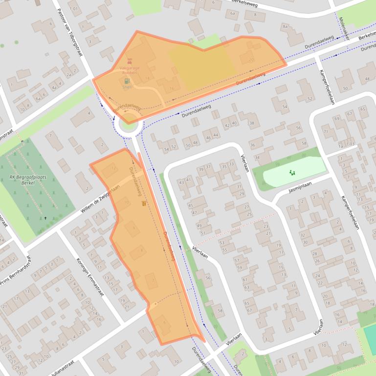Kaart van postcodegebied 5056ZA.