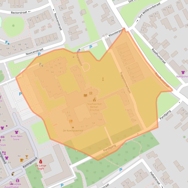 Kaart van postcodegebied 5057DJ.