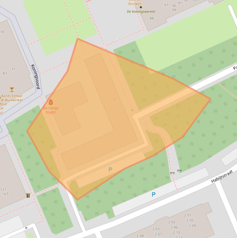 Kaart van postcodegebied 5057EA.