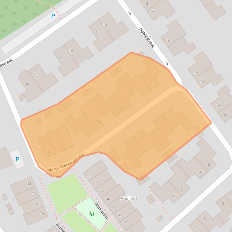 Kaart van postcodegebied 5057EG.