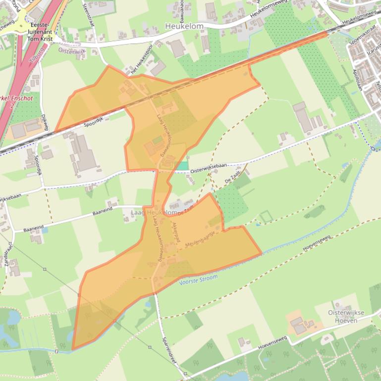 Kaart van postcodegebied 5059AN.