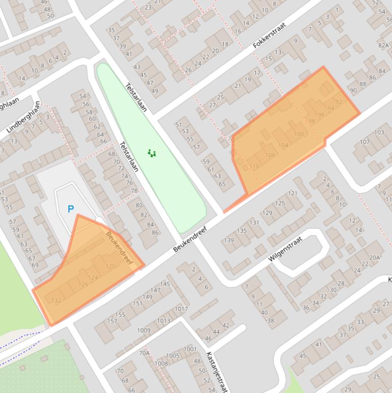 Kaart van postcodegebied 5061AG.