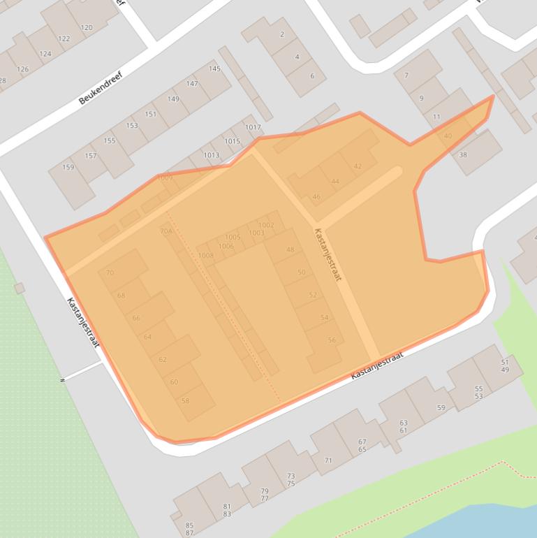 Kaart van postcodegebied 5061AM.