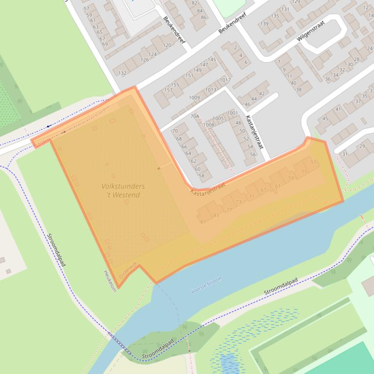 Kaart van postcodegebied 5061AN.