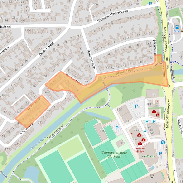 Kaart van postcodegebied 5061AR.