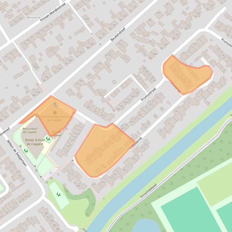 Kaart van postcodegebied 5061AS.