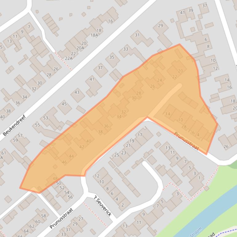 Kaart van postcodegebied 5061AT.