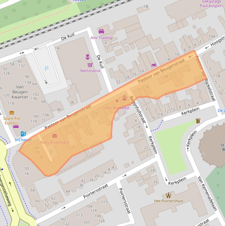 Kaart van postcodegebied 5061CR.