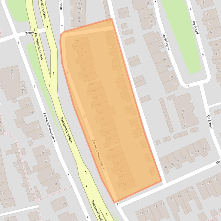 Kaart van postcodegebied 5061DT.