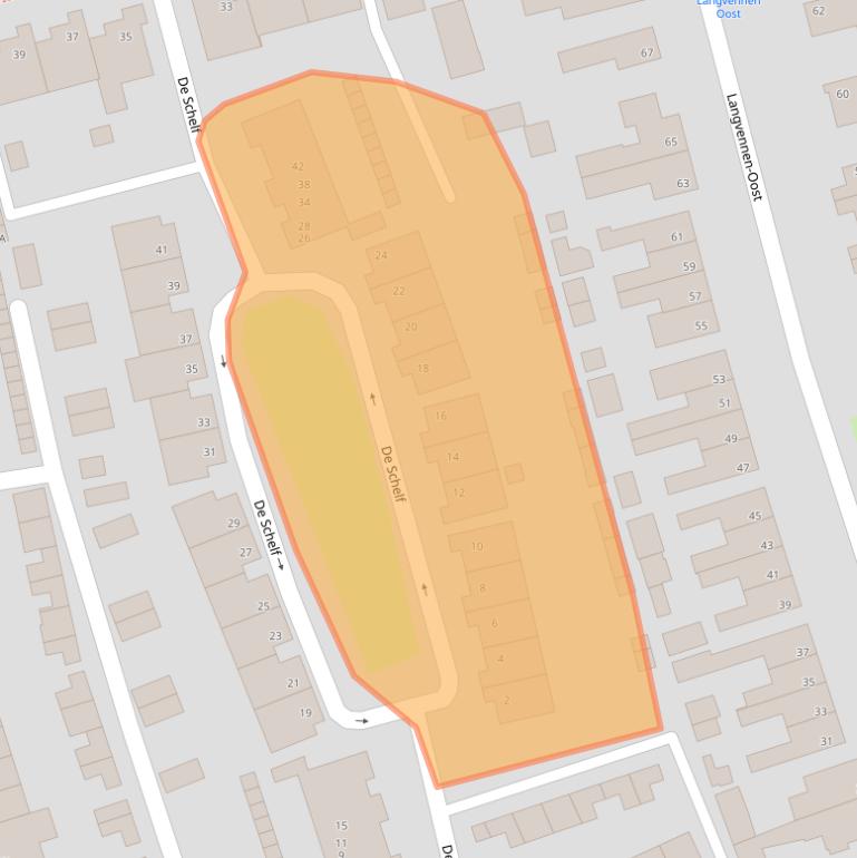 Kaart van postcodegebied 5061DW.