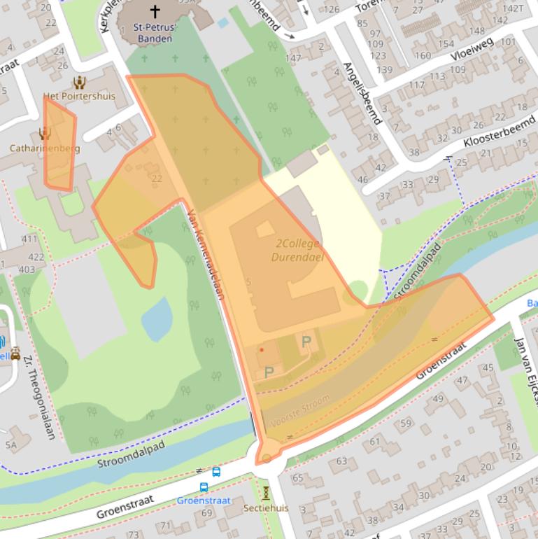 Kaart van postcodegebied 5061EE.