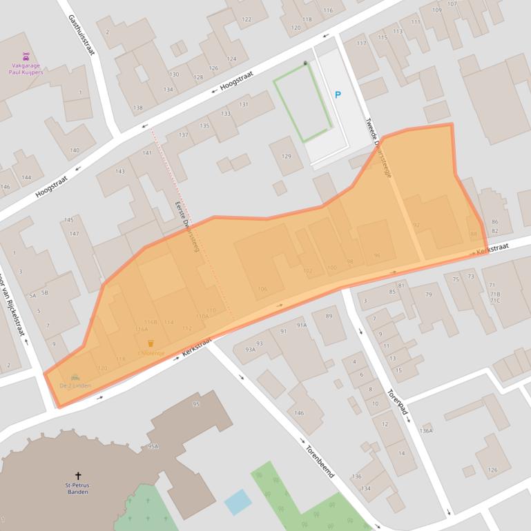 Kaart van postcodegebied 5061EL.
