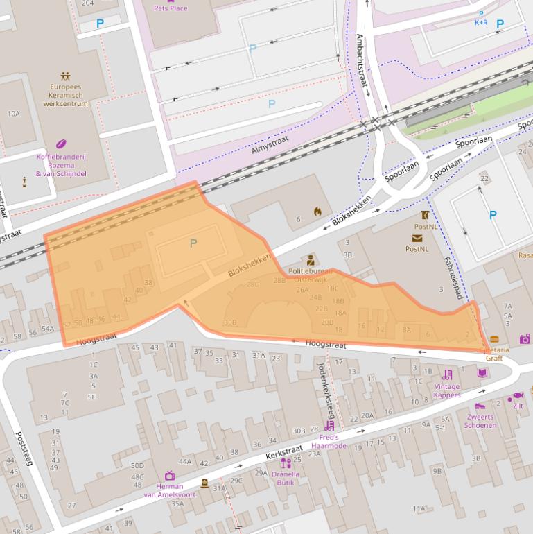 Kaart van postcodegebied 5061EV.