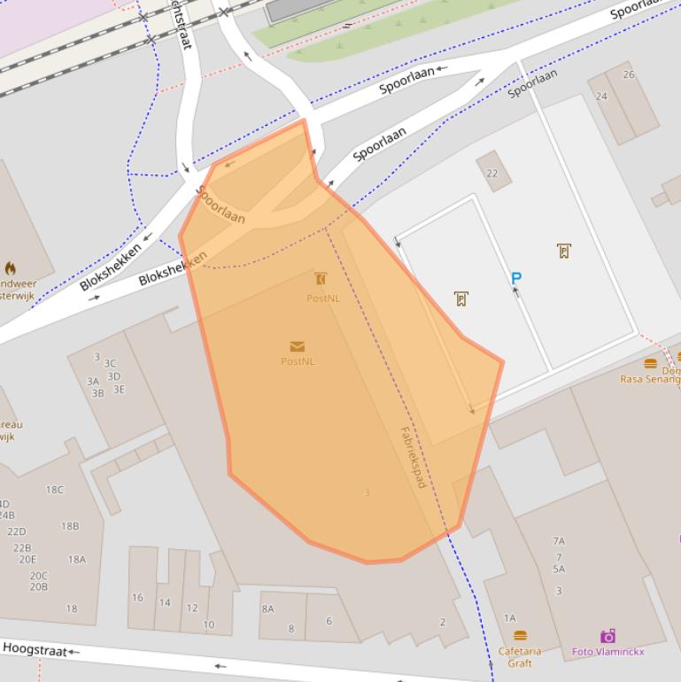 Kaart van postcodegebied 5061EW.