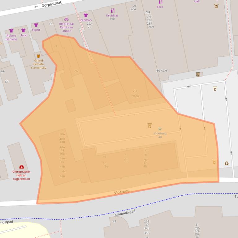 Kaart van postcodegebied 5061GB.