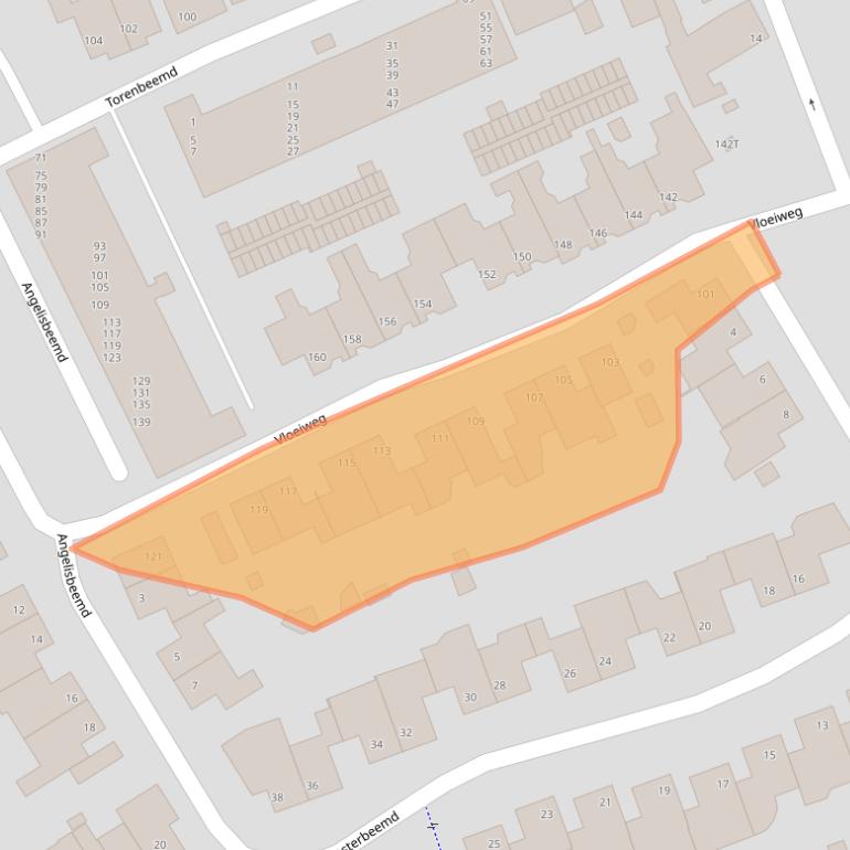 Kaart van postcodegebied 5061GC.