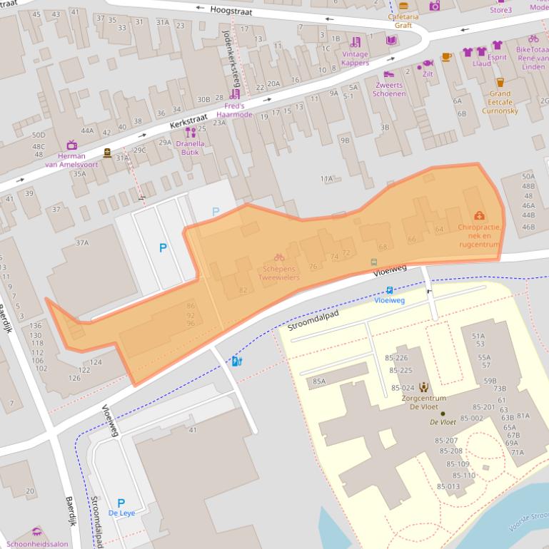 Kaart van postcodegebied 5061GD.