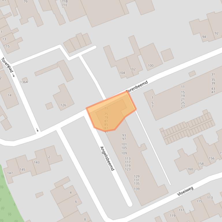 Kaart van postcodegebied 5061GP.