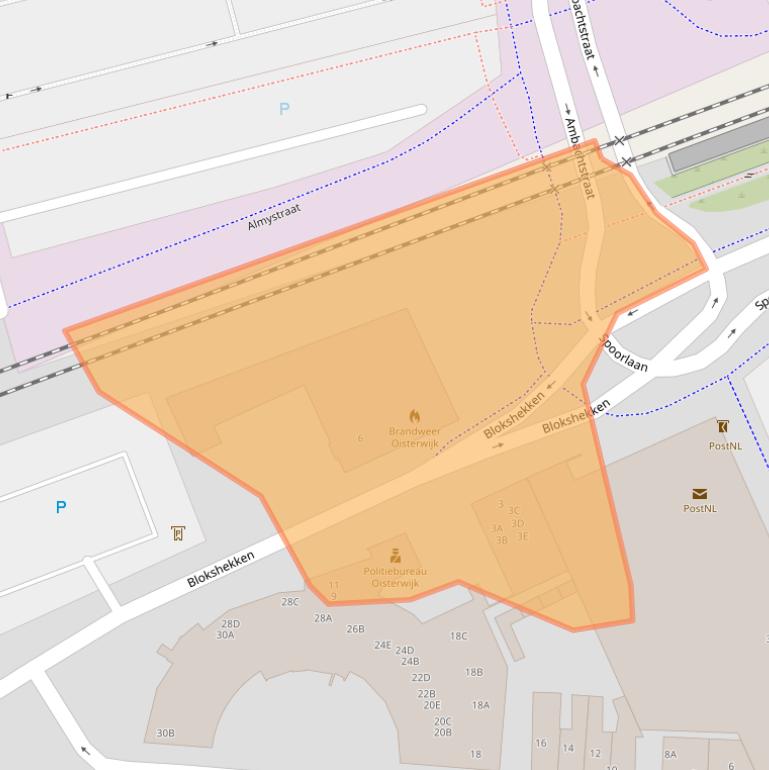 Kaart van postcodegebied 5061HA.