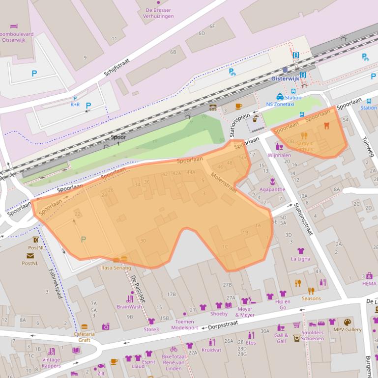 Kaart van postcodegebied 5061HB.