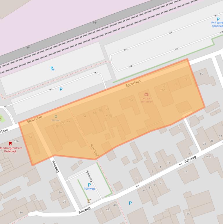 Kaart van postcodegebied 5061HC.