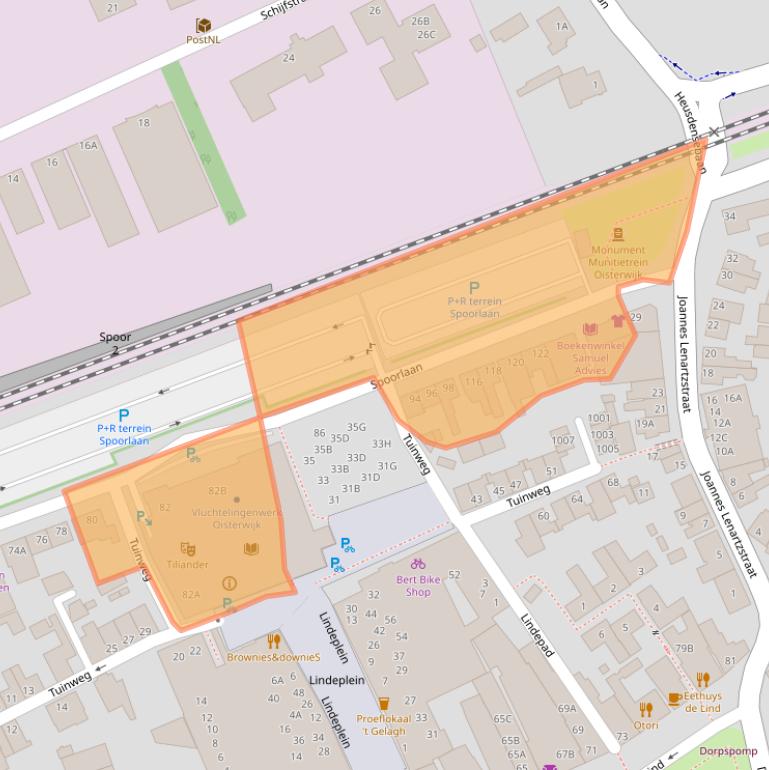 Kaart van postcodegebied 5061HD.