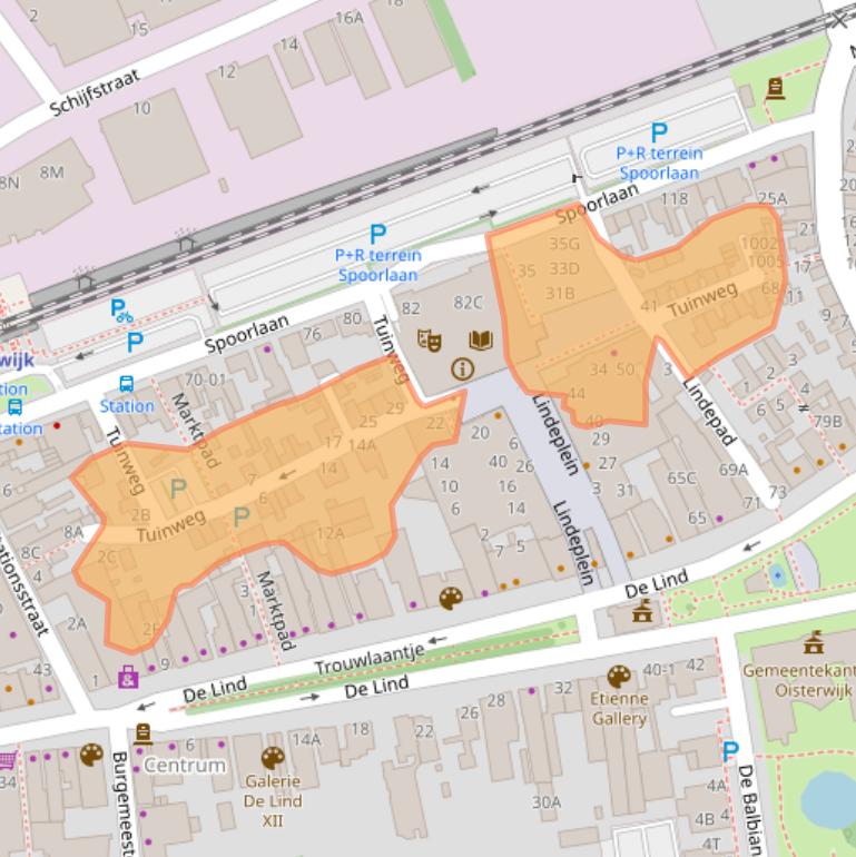 Kaart van postcodegebied 5061HM.