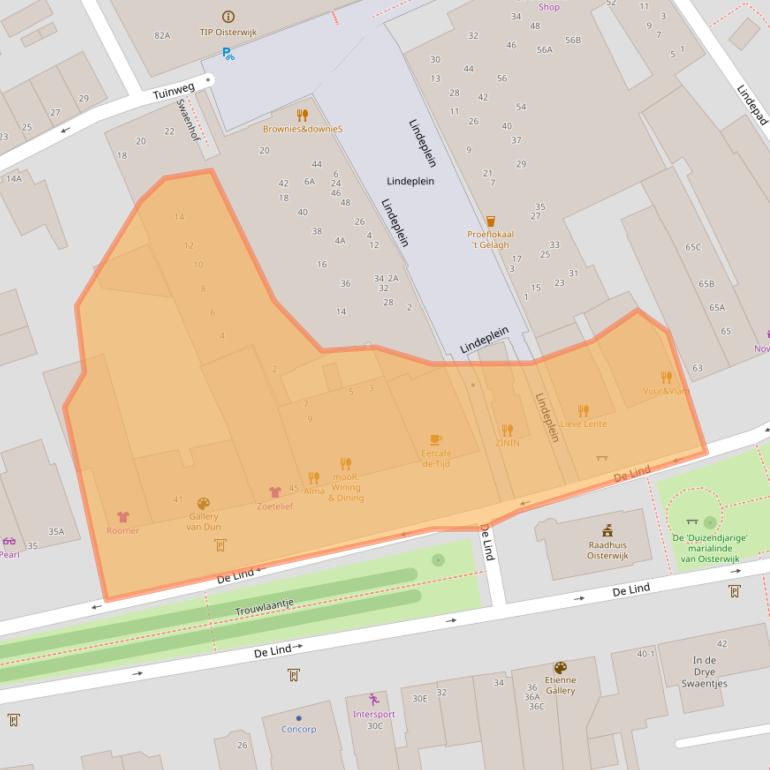 Kaart van postcodegebied 5061HT.