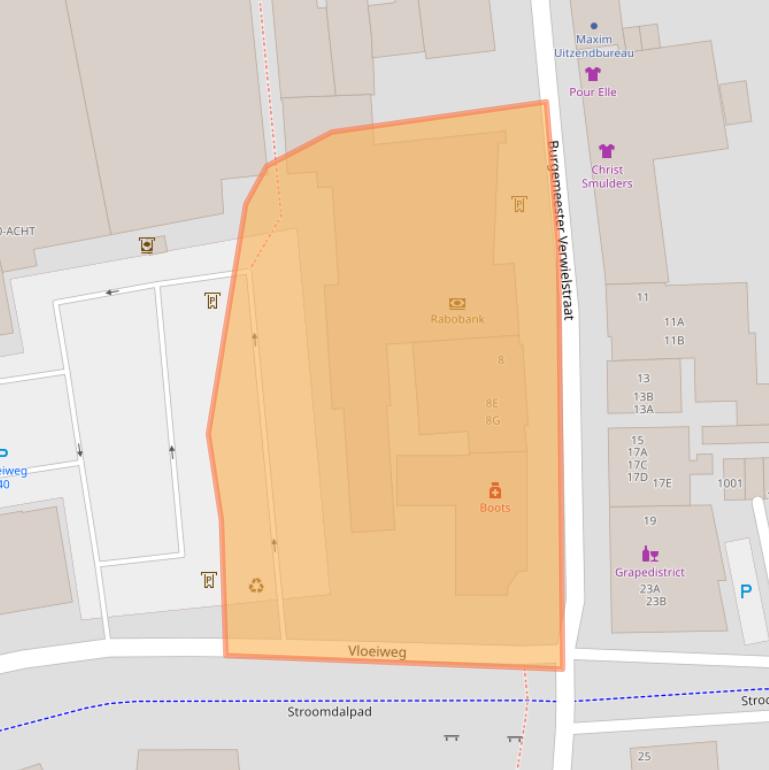 Kaart van postcodegebied 5061JB.