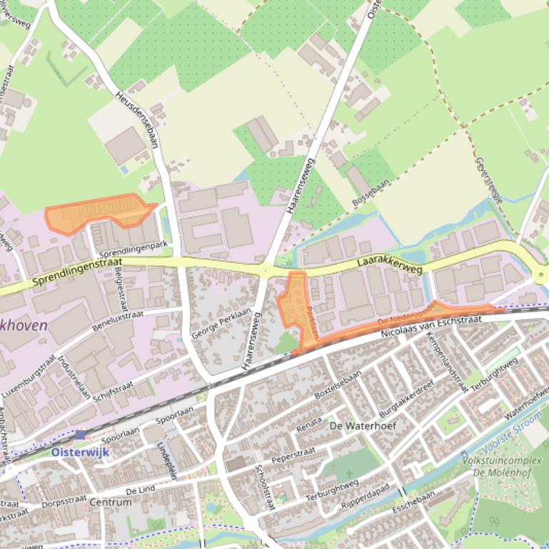 Kaart van postcodegebied 5061JT.