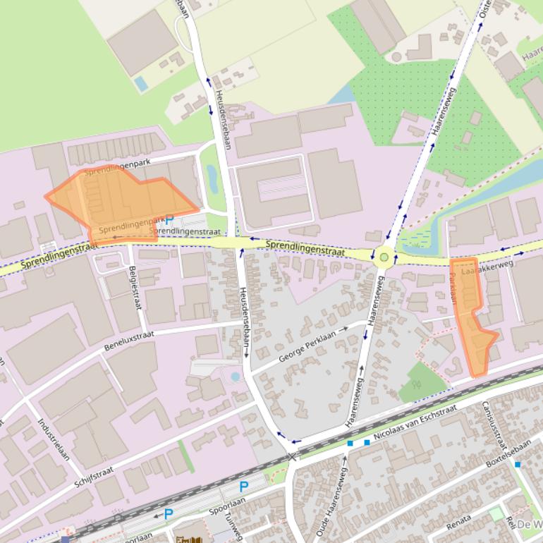 Kaart van postcodegebied 5061JV.