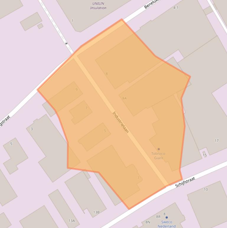 Kaart van postcodegebied 5061KC.