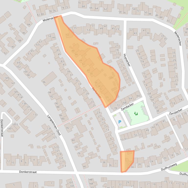 Kaart van postcodegebied 5061KR.